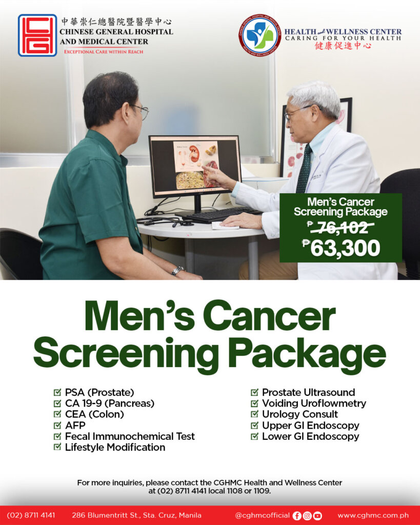 Men's Cancer Screening Package