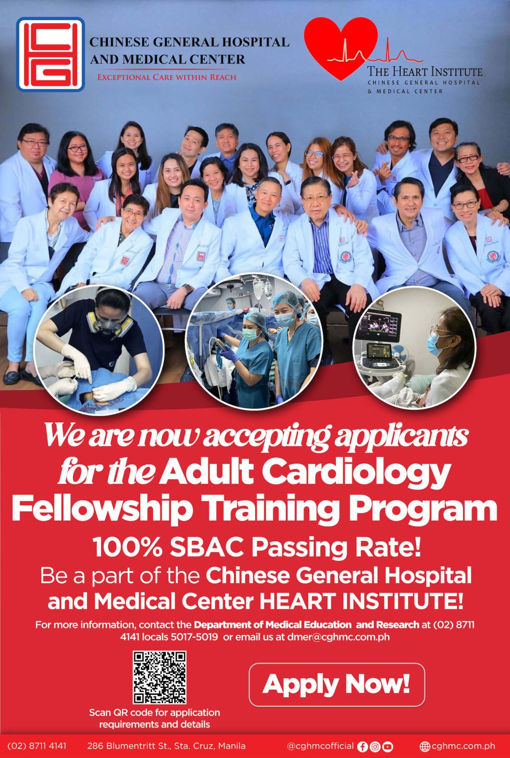 Adult Cardiology Fellowship Chinese General Hospital and Medical Center