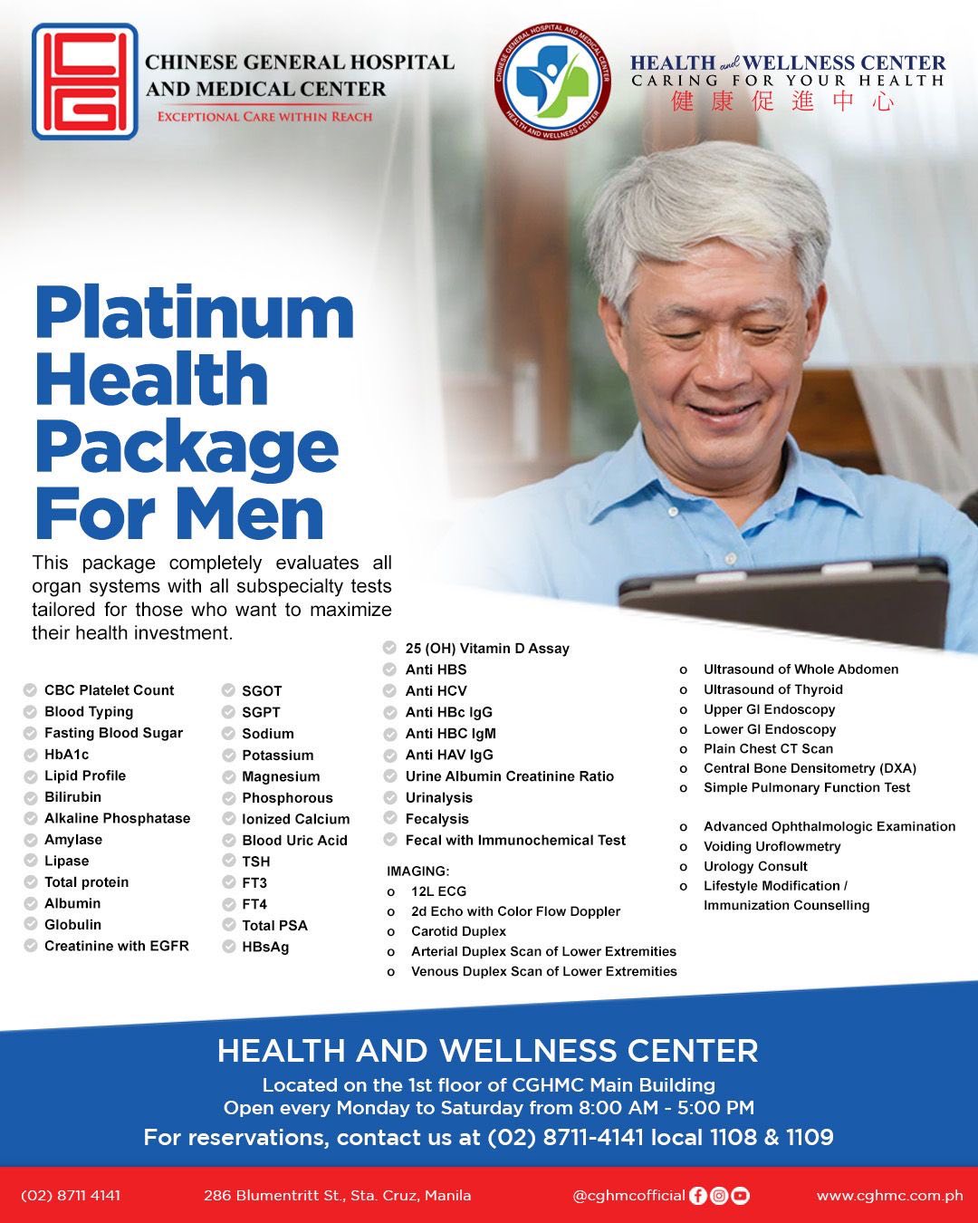 Wellness Platinum Package for Men